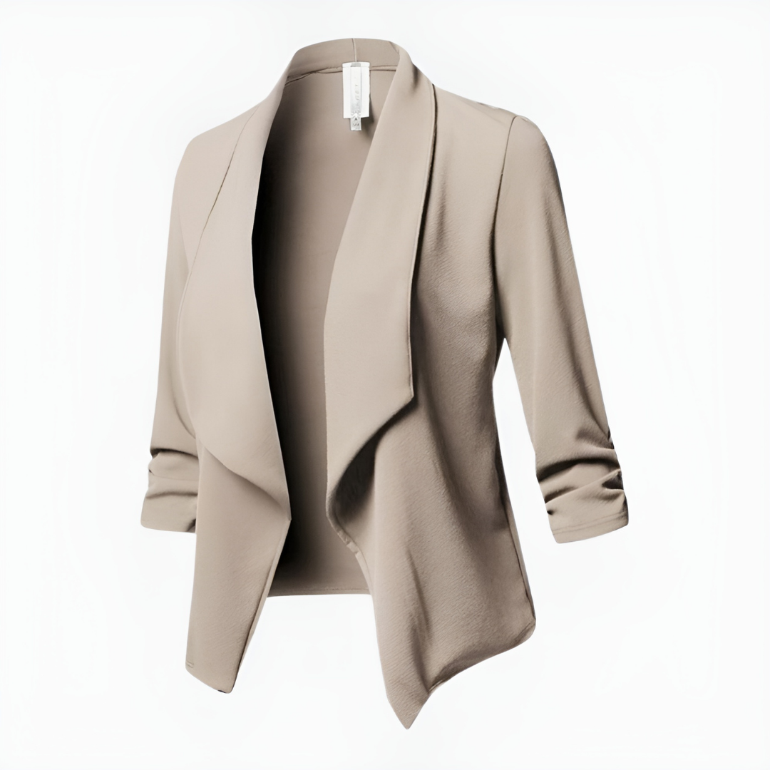 Blazer Donna in tessuto caldo, maniche lunghe — vista 6