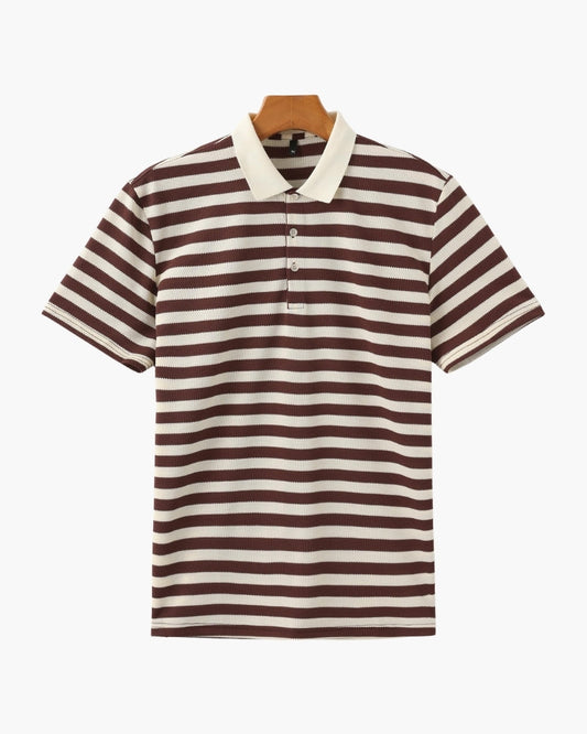 Dettaglio a righe — polo uomo