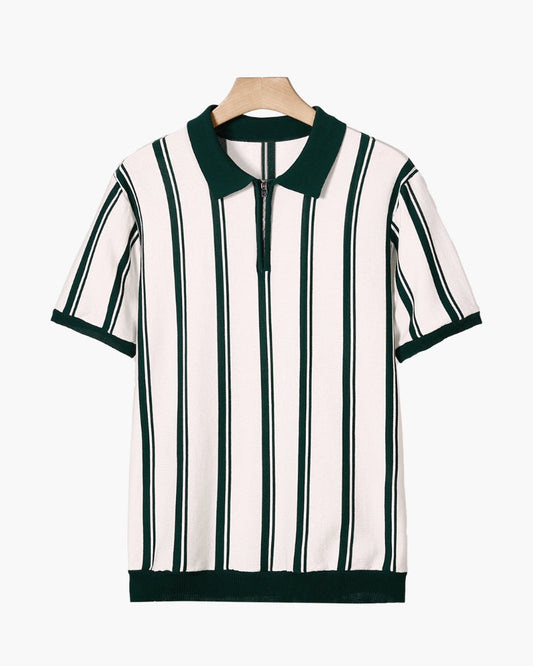 Dettaglio a righe — polo uomo