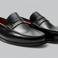 Joel Mocassins Uomo in Cuir – Scarpe Habillées Sans Lacets con Semelle in Caoutchouc per Tenues Décontractées & Formelles