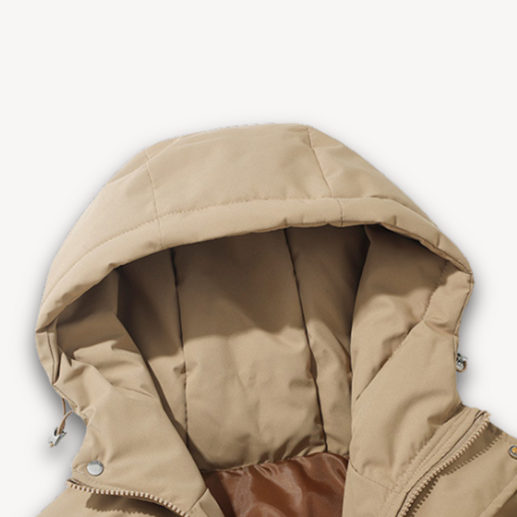 Zander Giacca Puffer Uomo a Capuche – Doudoune Leggera Déperlante in Polyester