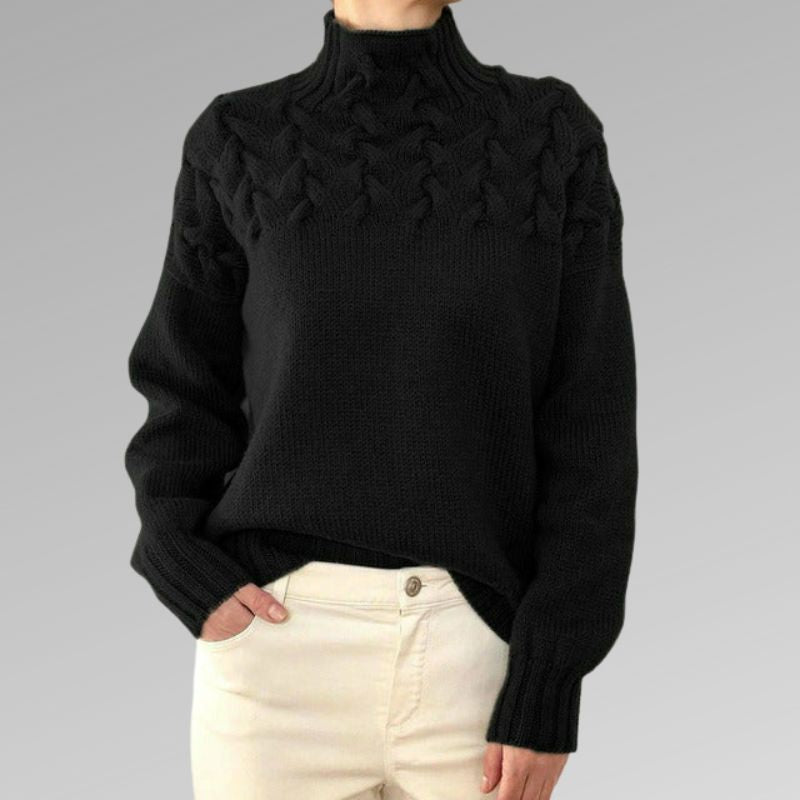 Reagan Dolcevita Donna – Maglione d’Inverno Elegante in Cotone Mélangé Morbido e Confortevole