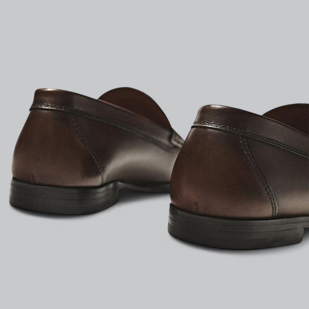 Joel Mocassins Uomo in Cuir – Scarpe Habillées Sans Lacets con Semelle in Caoutchouc per Tenues Décontractées & Formelles