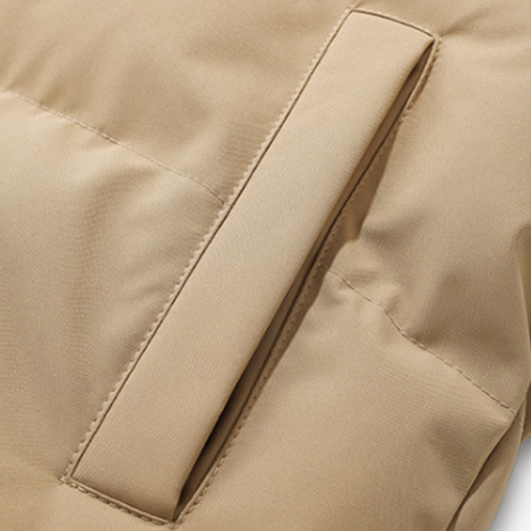 Zander Giacca Puffer Uomo a Capuche – Doudoune Leggera Déperlante in Polyester