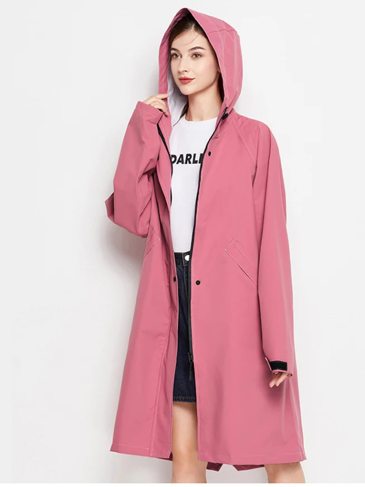 Malia Giacca Donna Imperméable – Leggera Linea-Vent con Capuche Regolabile & Tasche Pratiques