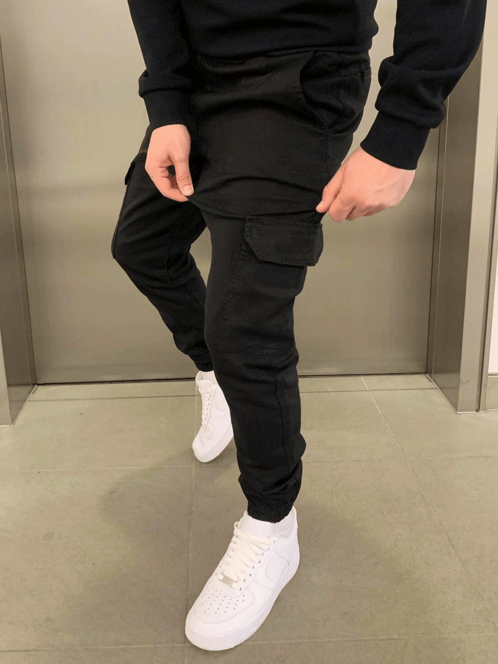 John Pantalone Uomo Elegante – Linea Moderne, Tissu Résistant & Comfort Quotidien