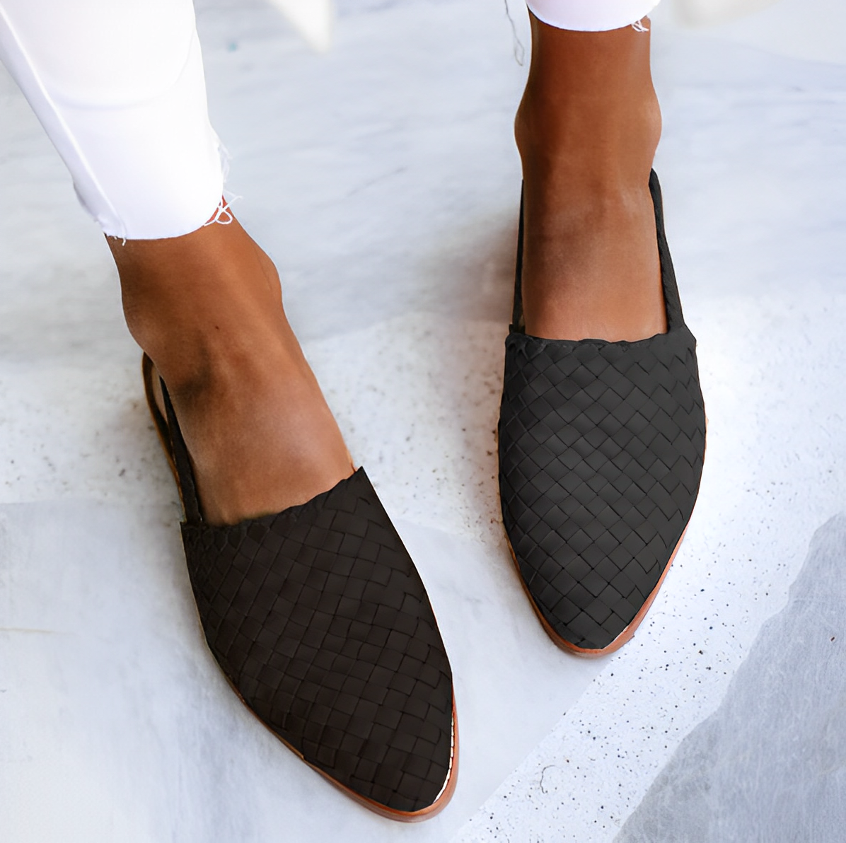 Scarpe Donna indossato, vista completa