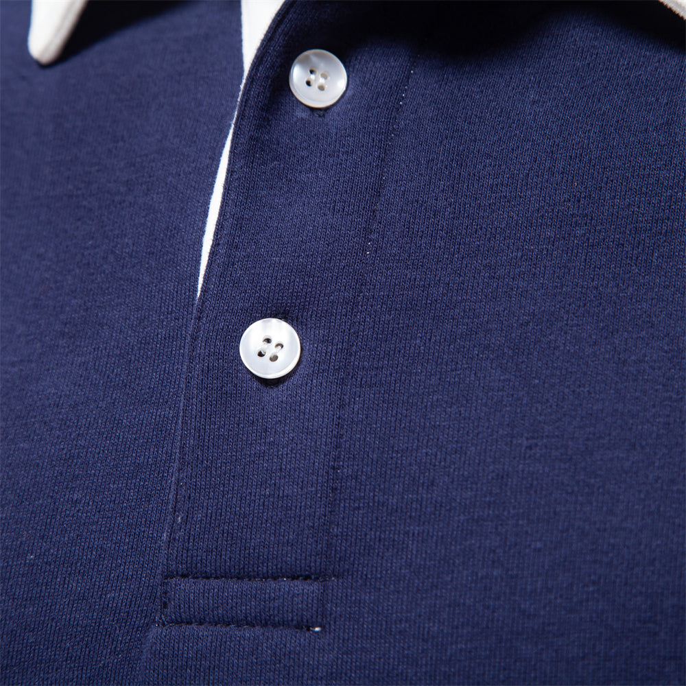 Hugo Maglione Polo Uomo – Sweat a Maniche Lunghe Respirant con Col Classique & Style Intemporel