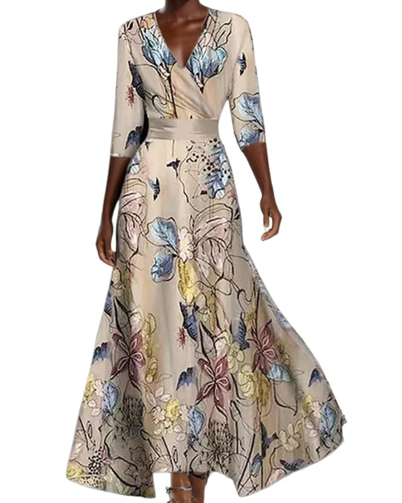Tessa Abito Donna – Abito Estate Elegante, Linea Fluida & Style Boho Polyvalent