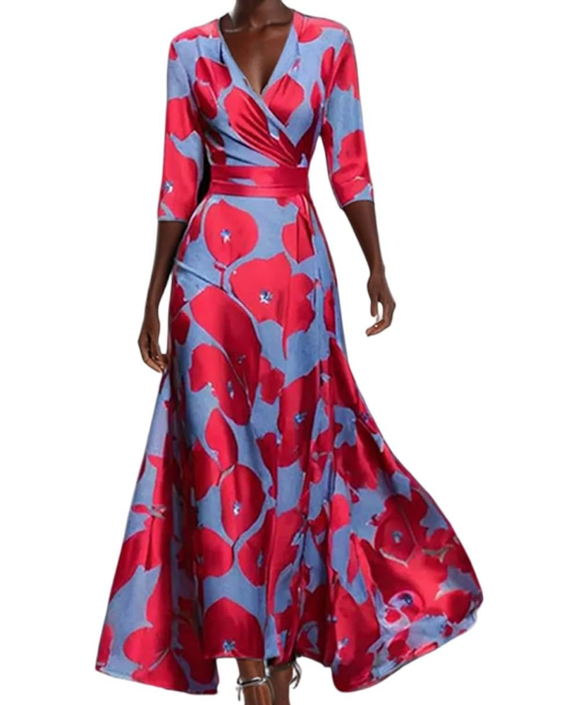 Tessa Abito Donna – Abito Estate Elegante, Linea Fluida & Style Boho Polyvalent