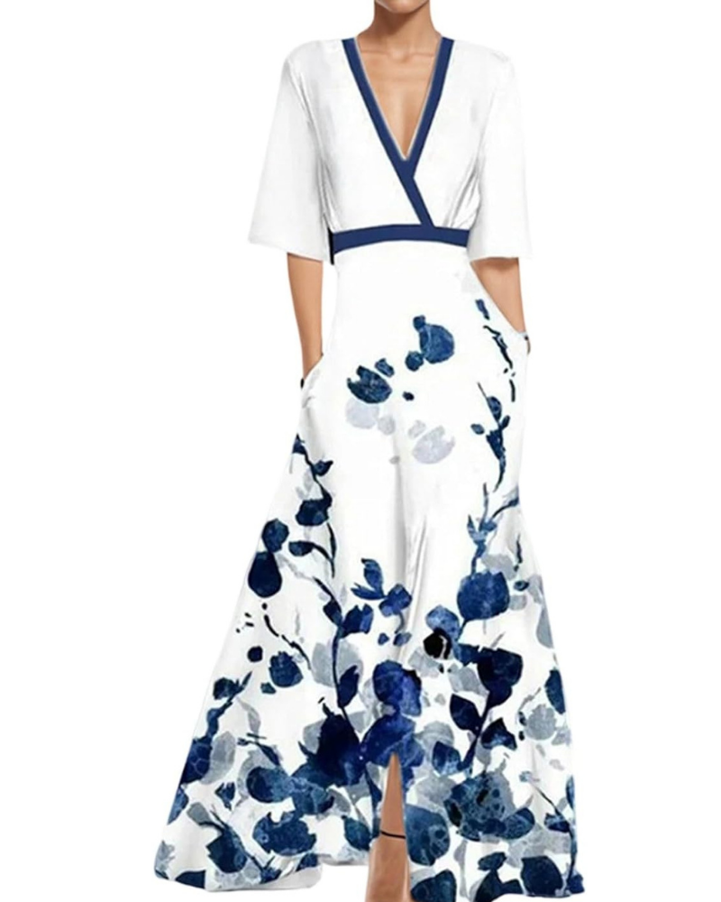 Tessa Abito Donna – Abito Estate Elegante, Linea Fluida & Style Boho Polyvalent