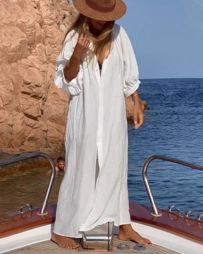 Miranda Abito Casual Donna – Tissu Cotone Morbido & Vestibilità Ampia per un Comfort Elegante