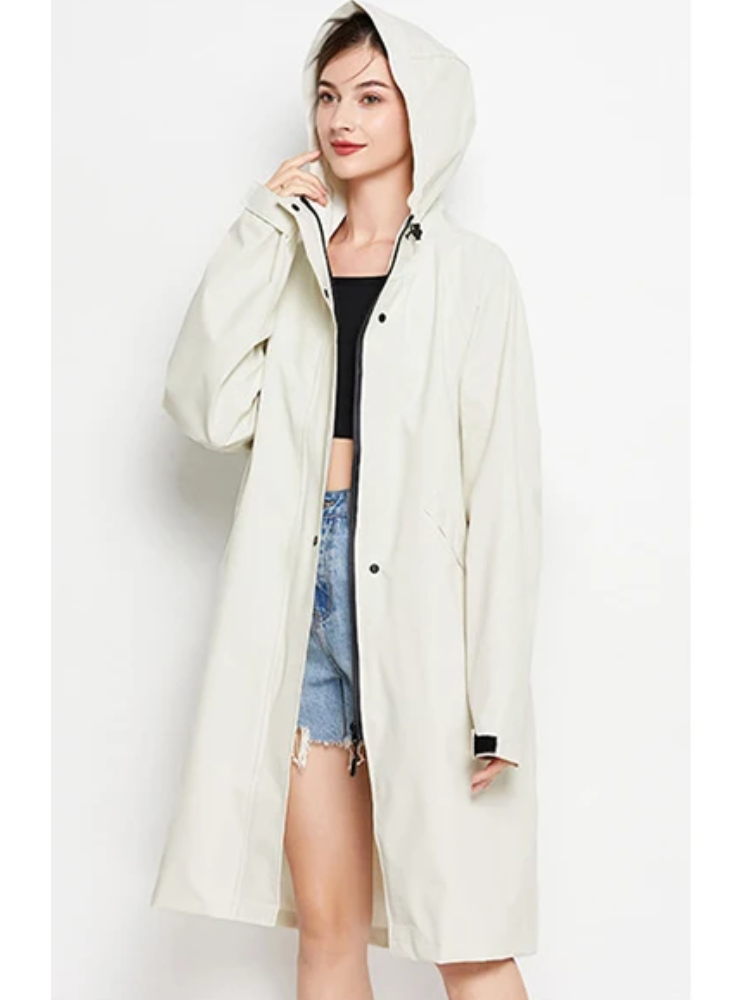 Malia Giacca Donna Imperméable – Leggera Linea-Vent con Capuche Regolabile & Tasche Pratiques