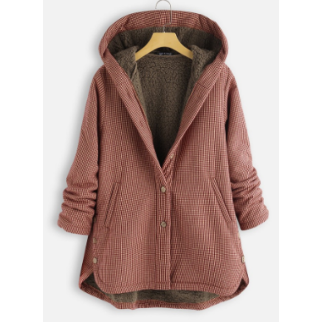 Dettaglio con cappuccio — giacca donna
