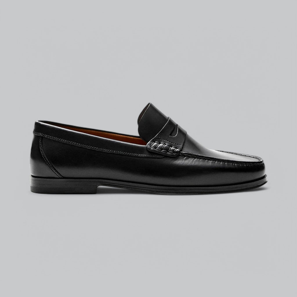 Joel Mocassins Uomo in Cuir – Scarpe Habillées Sans Lacets con Semelle in Caoutchouc per Tenues Décontractées & Formelles