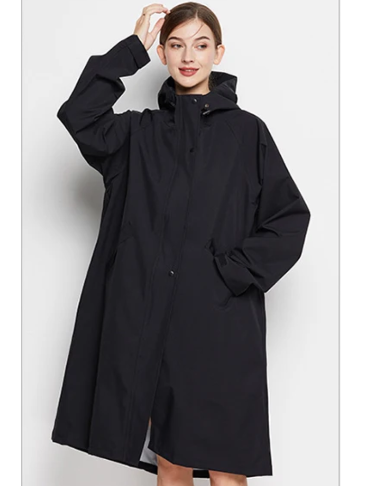 Malia Giacca Donna Imperméable – Leggera Linea-Vent con Capuche Regolabile & Tasche Pratiques