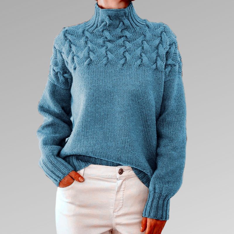 Reagan Dolcevita Donna – Maglione d’Inverno Elegante in Cotone Mélangé Morbido e Confortevole