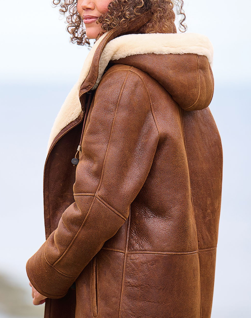 Leia Cappotto Donna a Capuche – Caldo, Casual & Elegante per i Jours d’Inverno