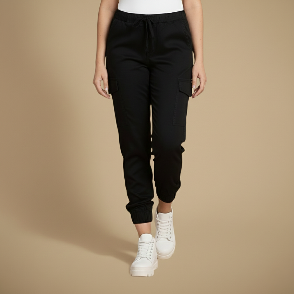 Kate Pantalone Cargo Jogging Donna – Jogger Streetwear a Vita Elastica e Tasche
