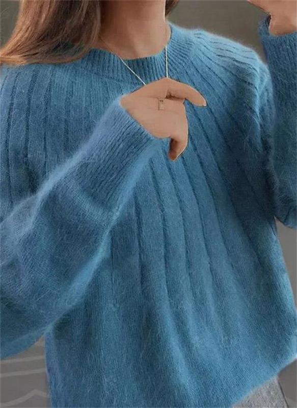 Phoebe Maglione in Cachemire per Donna – Maglione Morbido e Luxueux a Linea Classique per l’Automne e l’Inverno