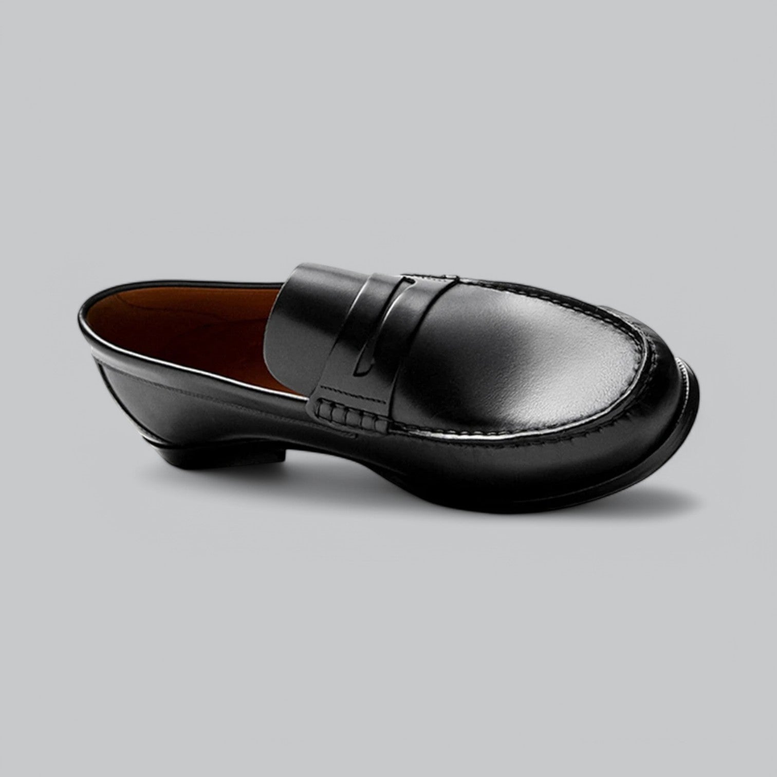 Joel Mocassins Uomo in Cuir – Scarpe Habillées Sans Lacets con Semelle in Caoutchouc per Tenues Décontractées & Formelles