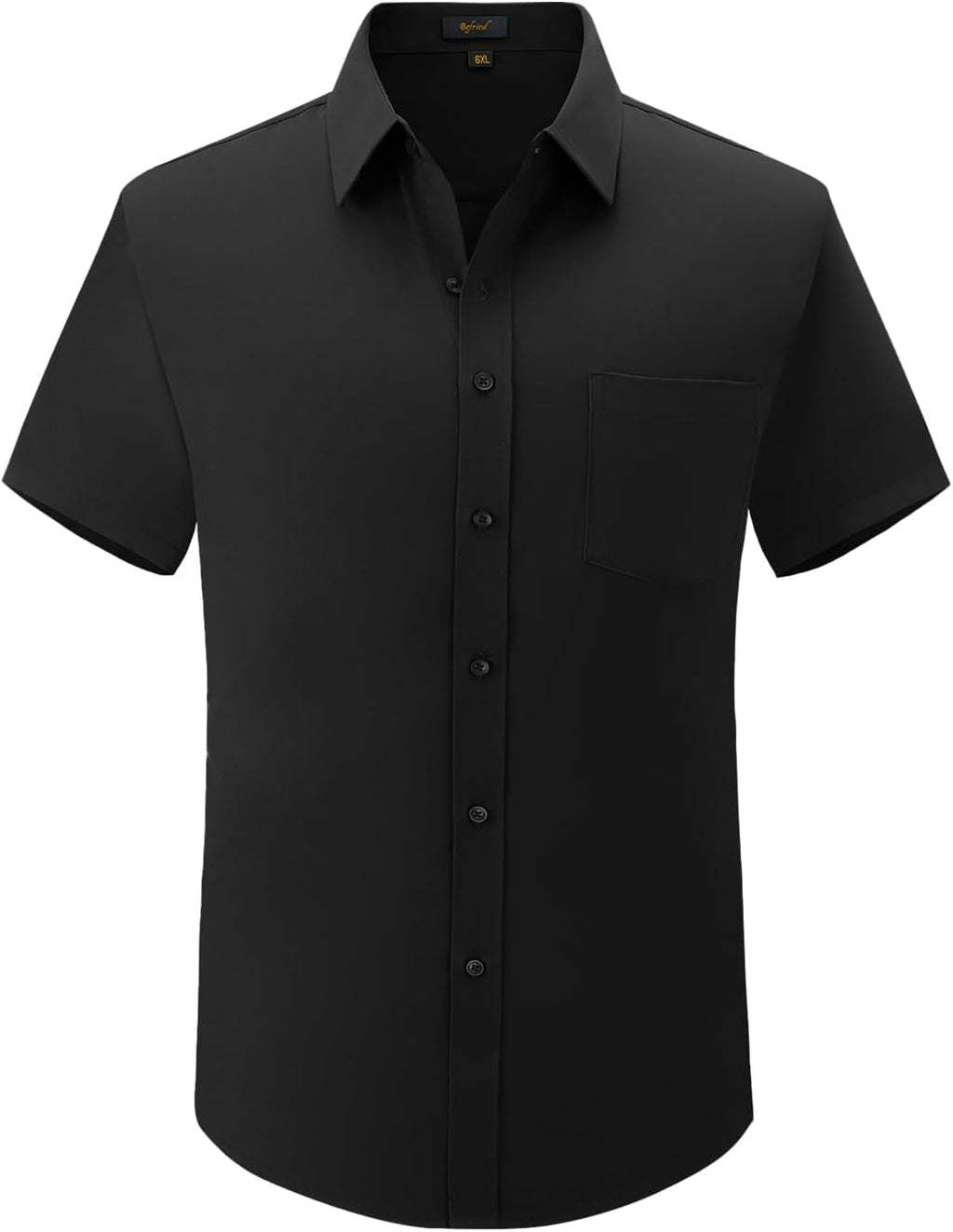 Marc Camicia Uomo Grande Taille – Camicia Stretch Maniche Corte Business Casual