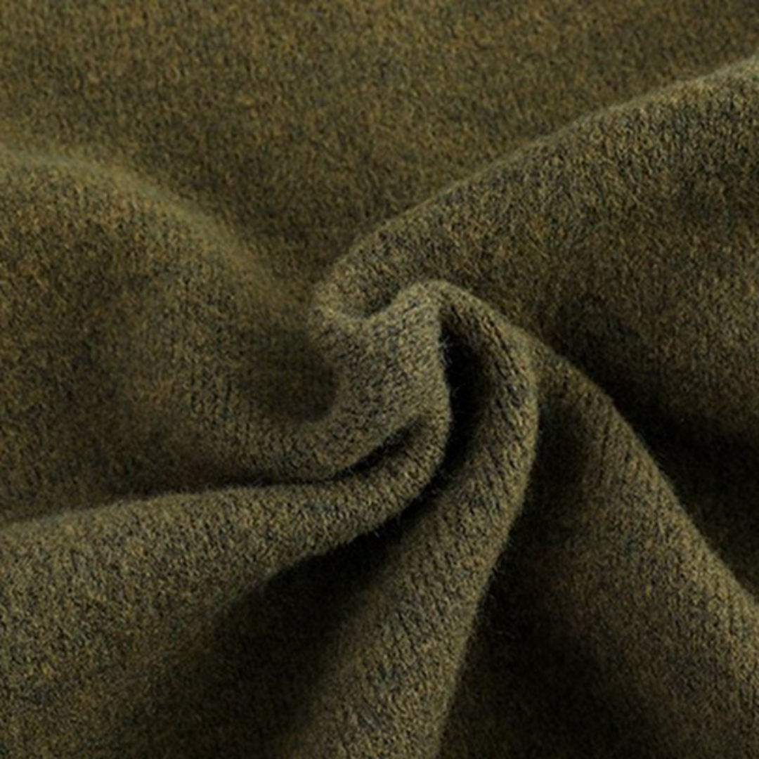 Zayden Cardigan Uomo in Lana a Boutons – Cardigan Elegante in Mélange Lana