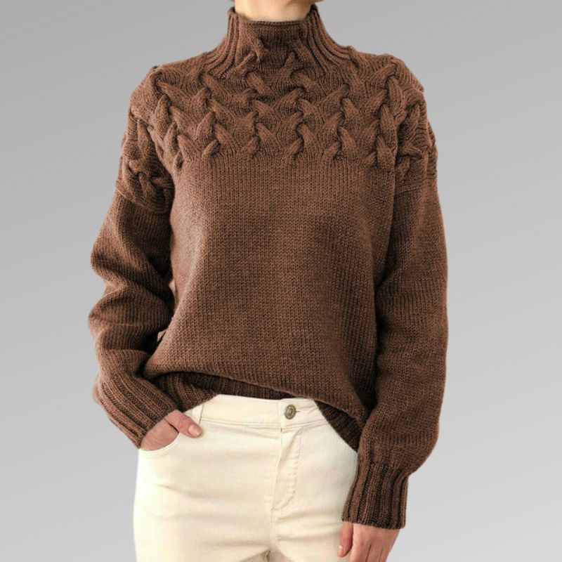 Reagan Dolcevita Donna – Maglione d’Inverno Elegante in Cotone Mélangé Morbido e Confortevole
