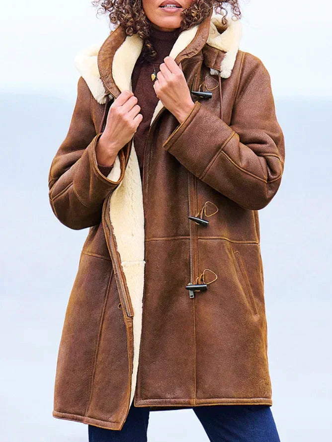 Leia Cappotto Donna a Capuche – Caldo, Casual & Elegante per i Jours d’Inverno