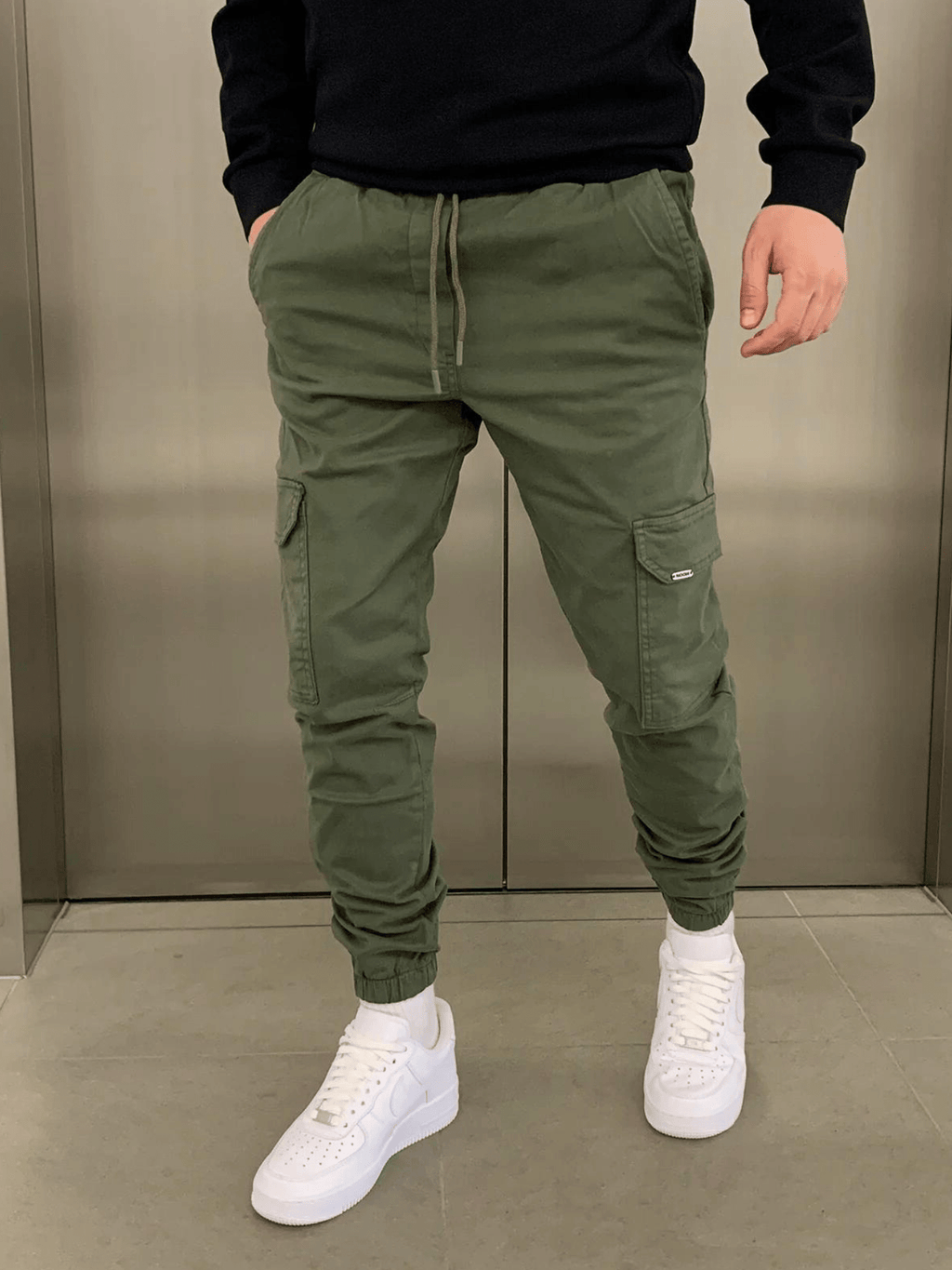 John Pantalone Uomo Elegante – Linea Moderne, Tissu Résistant & Comfort Quotidien