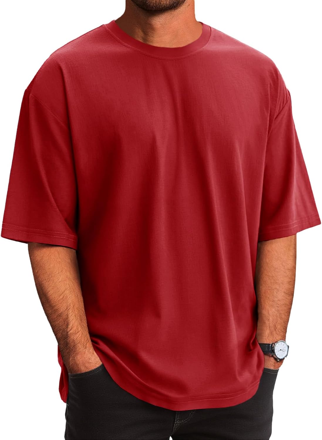 Noé T-Shirt Uomo – Tee-Shirt Oversize Cotone, Style Vintage & Casual Estate