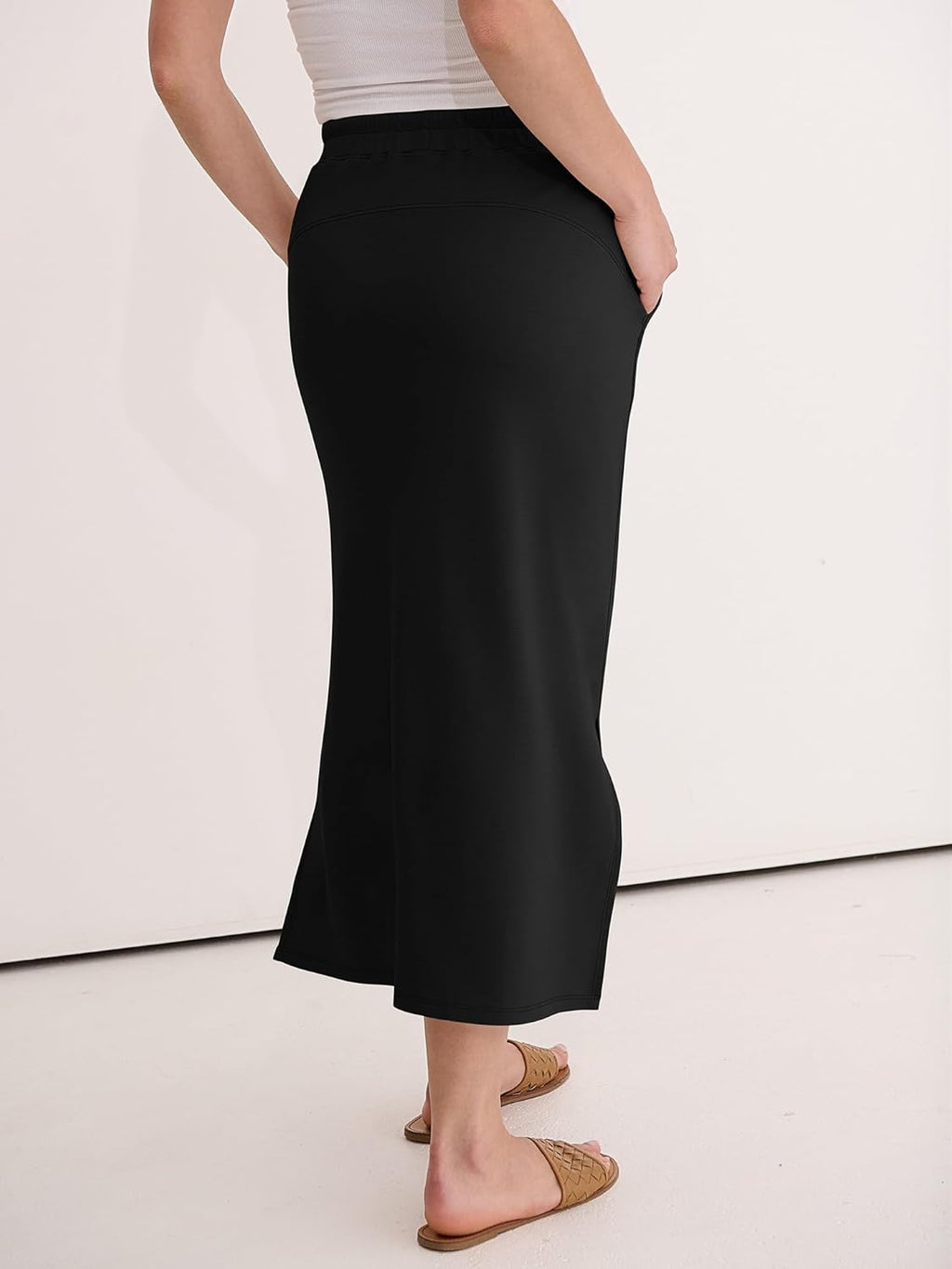 Jessa Gonna Maxi Donna – Gonna Vita Alta, Fendue & Tasche Casual Chic