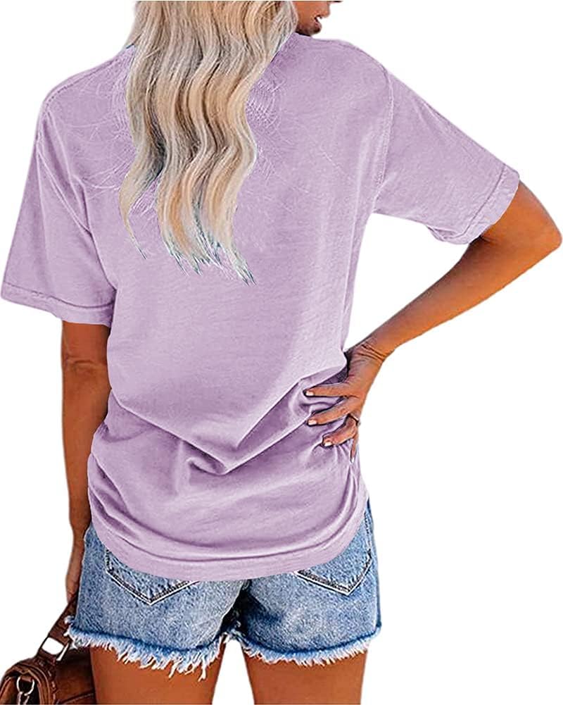 Luna T-Shirt Donna Tournesol – Tee Vintage Stampa Girocollo Maniche Corte Estate