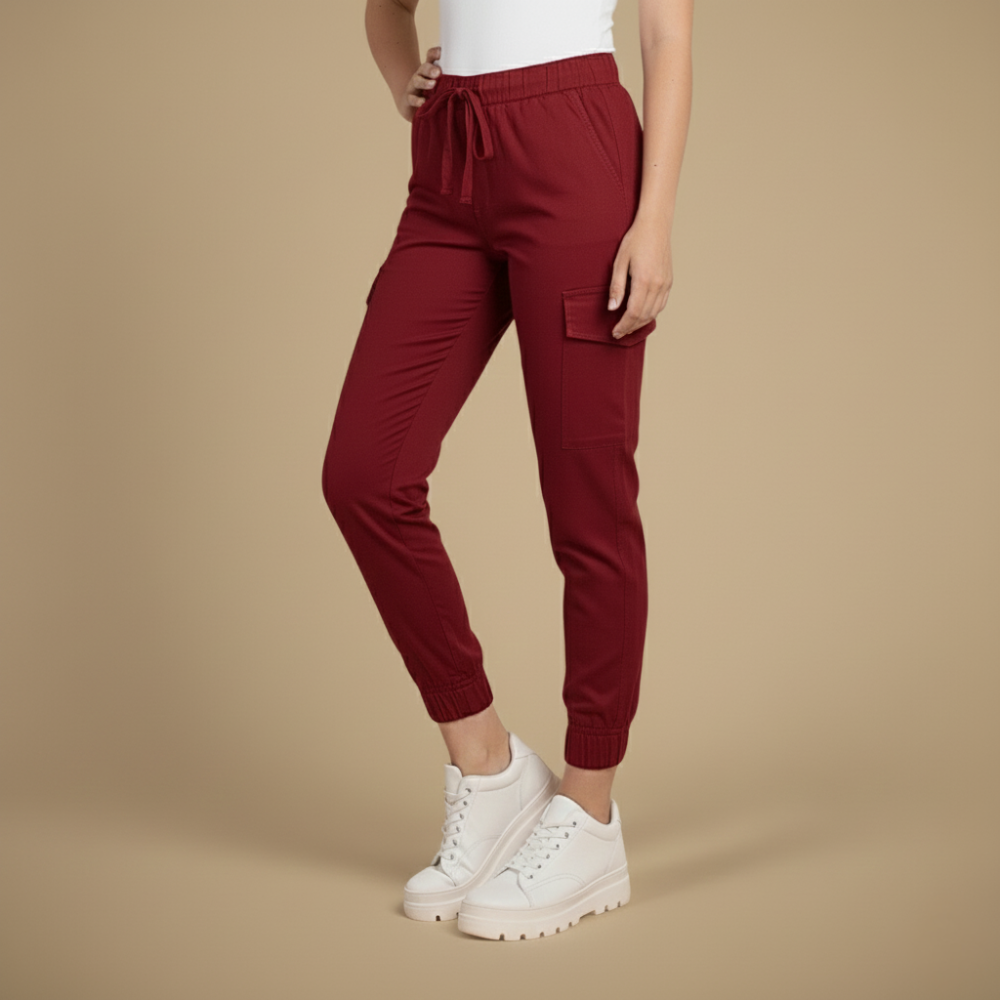 Kate Pantalone Cargo Jogging Donna – Jogger Streetwear a Vita Elastica e Tasche
