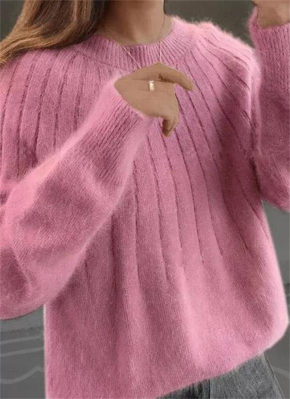 Phoebe Maglione in Cachemire per Donna – Maglione Morbido e Luxueux a Linea Classique per l’Automne e l’Inverno