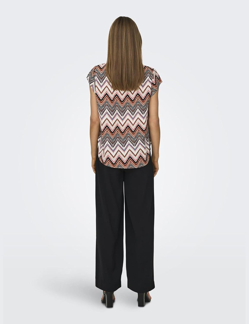 Jemma Blusa Donna Maniche Corte – Linea Fluida, Dos Zippé, Top Elegante Estate