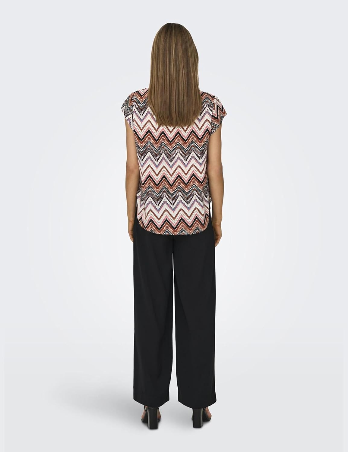 Jemma Blusa Donna Maniche Corte – Linea Fluida, Dos Zippé, Top Elegante Estate