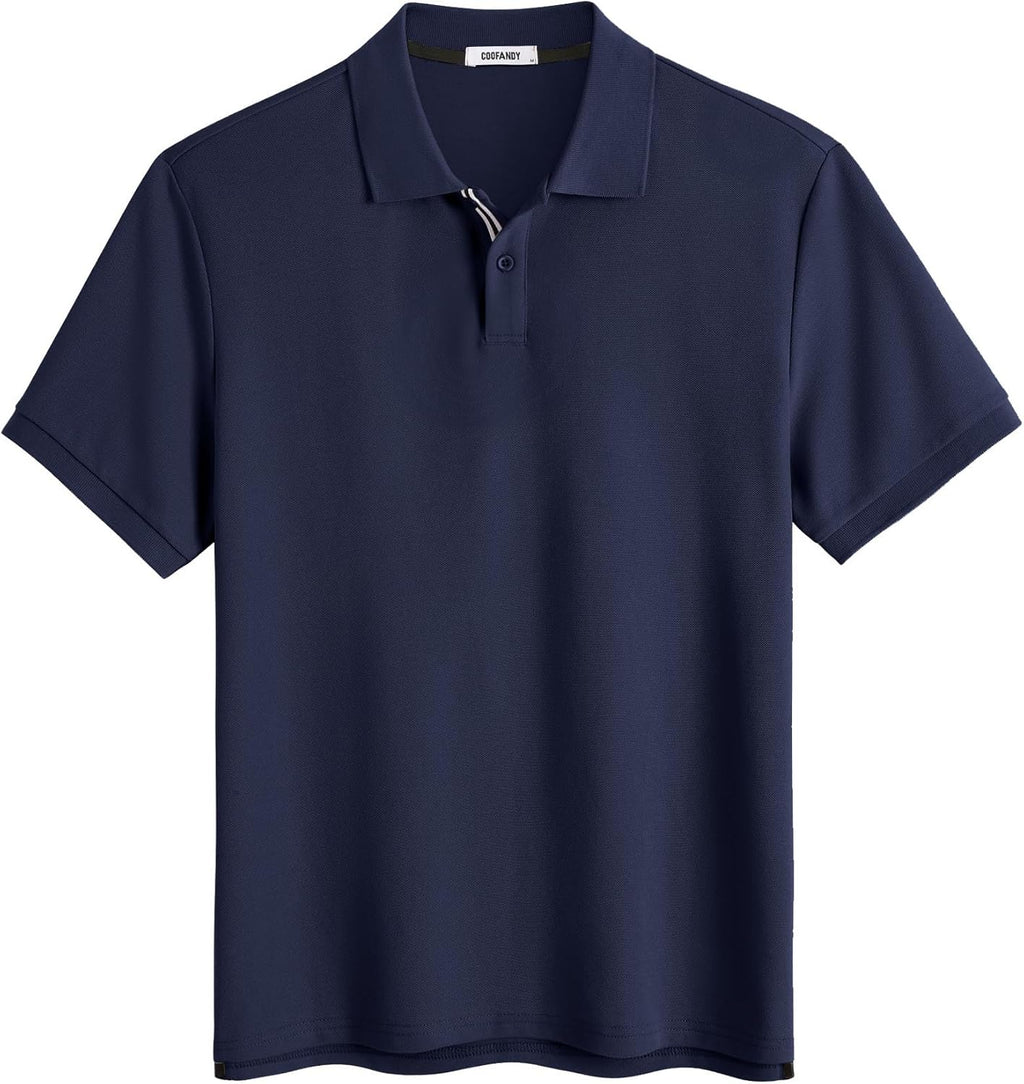 Luke Polo Uomo – Polo Cotone Piqué Maniche Corte, Style Casual & Golf Elegante