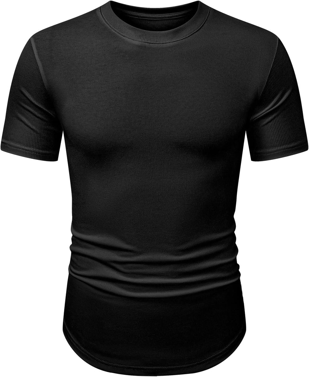 Norman T-Shirt Uomo – Tee-Shirt Slim Fit Stretch, Longline & Sport Estate
