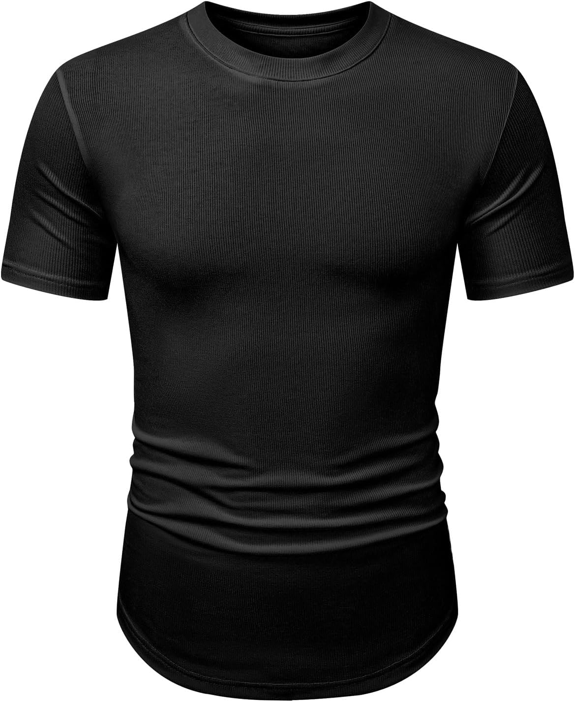 Norman T-Shirt Uomo – Tee-Shirt Slim Fit Stretch, Longline & Sport Estate