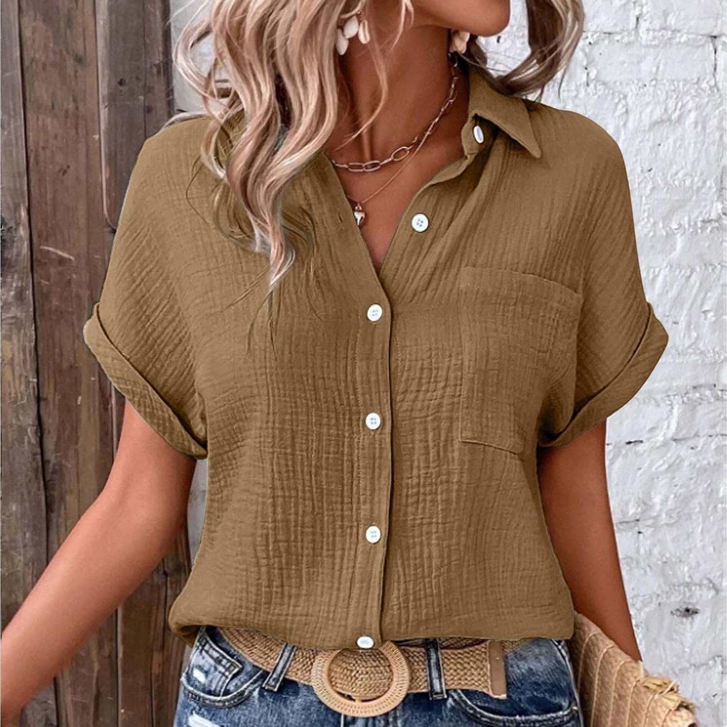 Lulu T-Shirt Donna Tournesol – Tee Vintage Stampa Girocollo Maniche Corte Estate