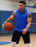 Noah Débardeur Uomo – Tank Top a Capuche Cotone, Linea Musculation & Casual Estate