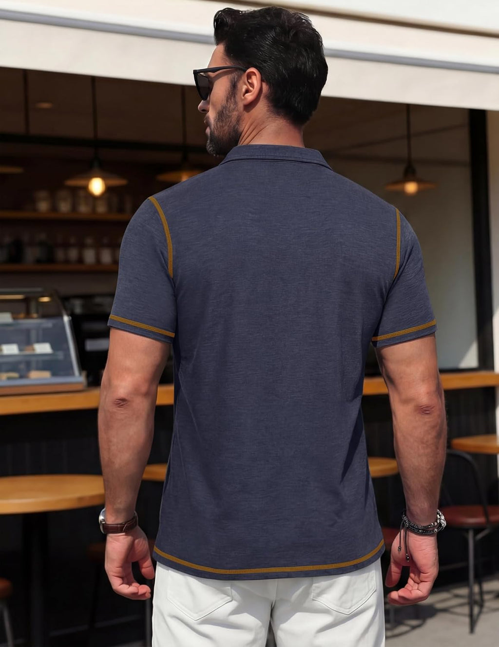 Vianney Polo Uomo – Polo Leggero Cotone, Poche & Style Casual Chic Estate