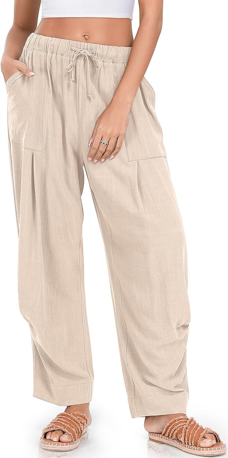 Mercedes Pantalone Donna Lin Harem – Linea Large, Vita Elastica, Style Casual