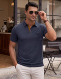 Renato Polo Uomo – Polo Cotone Leggero, Col Contrasté & Poche Casual Chic