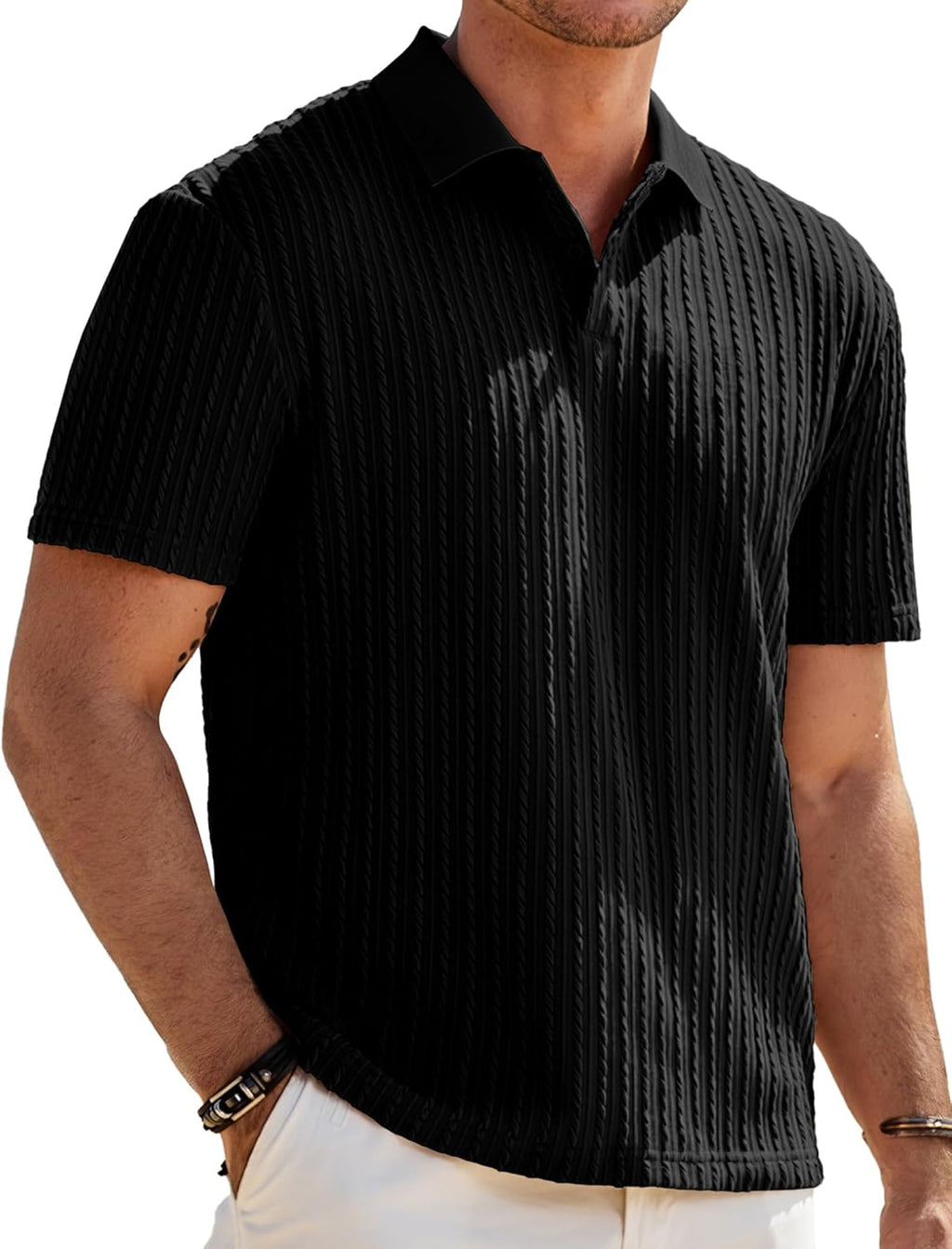 Matteo Polo Uomo – Polo Maglia Stretch, Style Old Money & Casual Estate