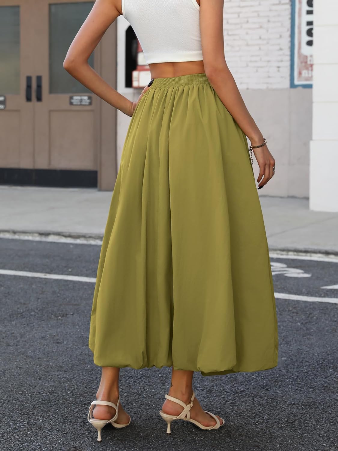 Laya Gonna Bubble Donna – Gonna Maxi Vita Elastica, Volumineuse & Chic