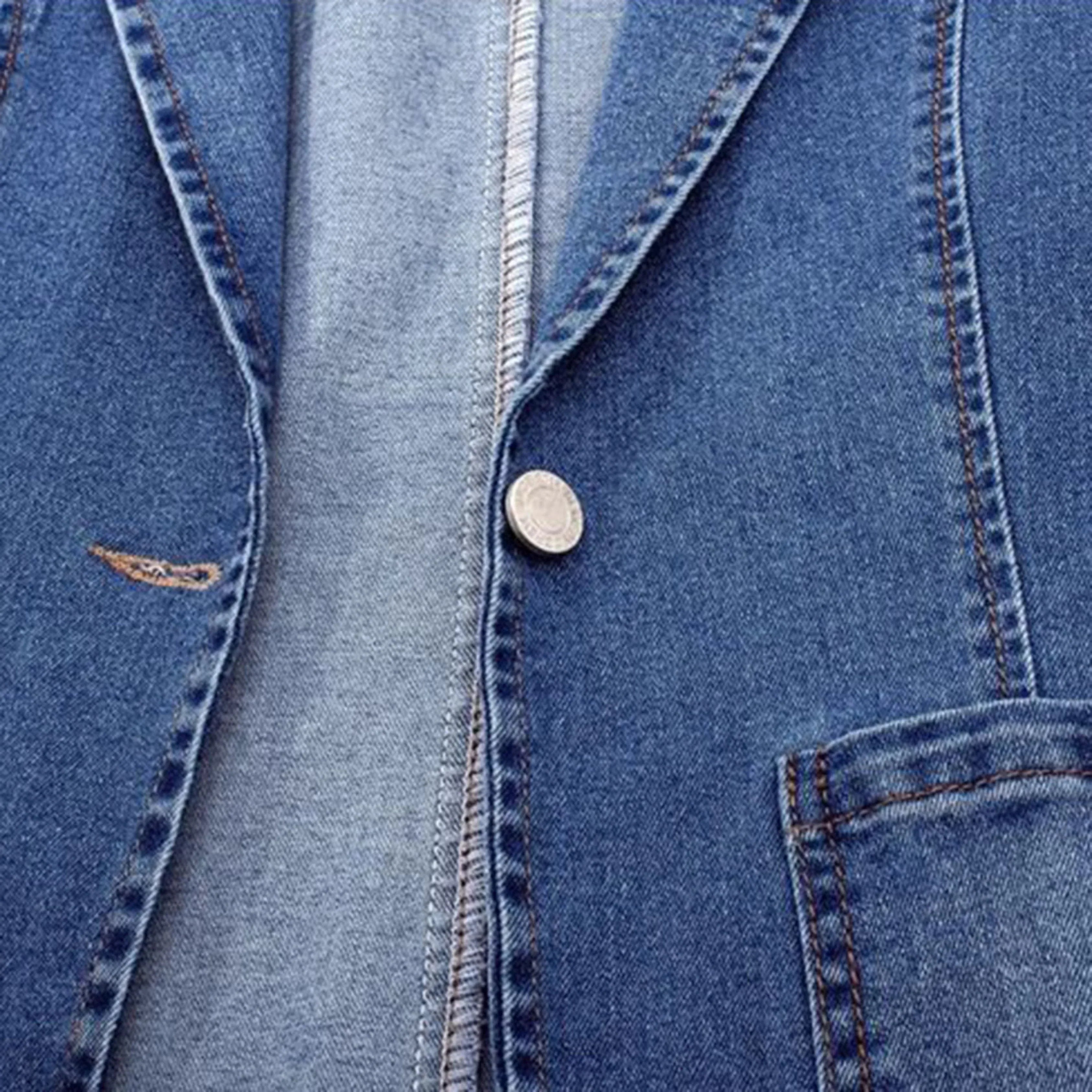 Magdalena Blazer Donna – Blazer in Denim Moderne Elegante & Polyvalent per Toutes Occasions