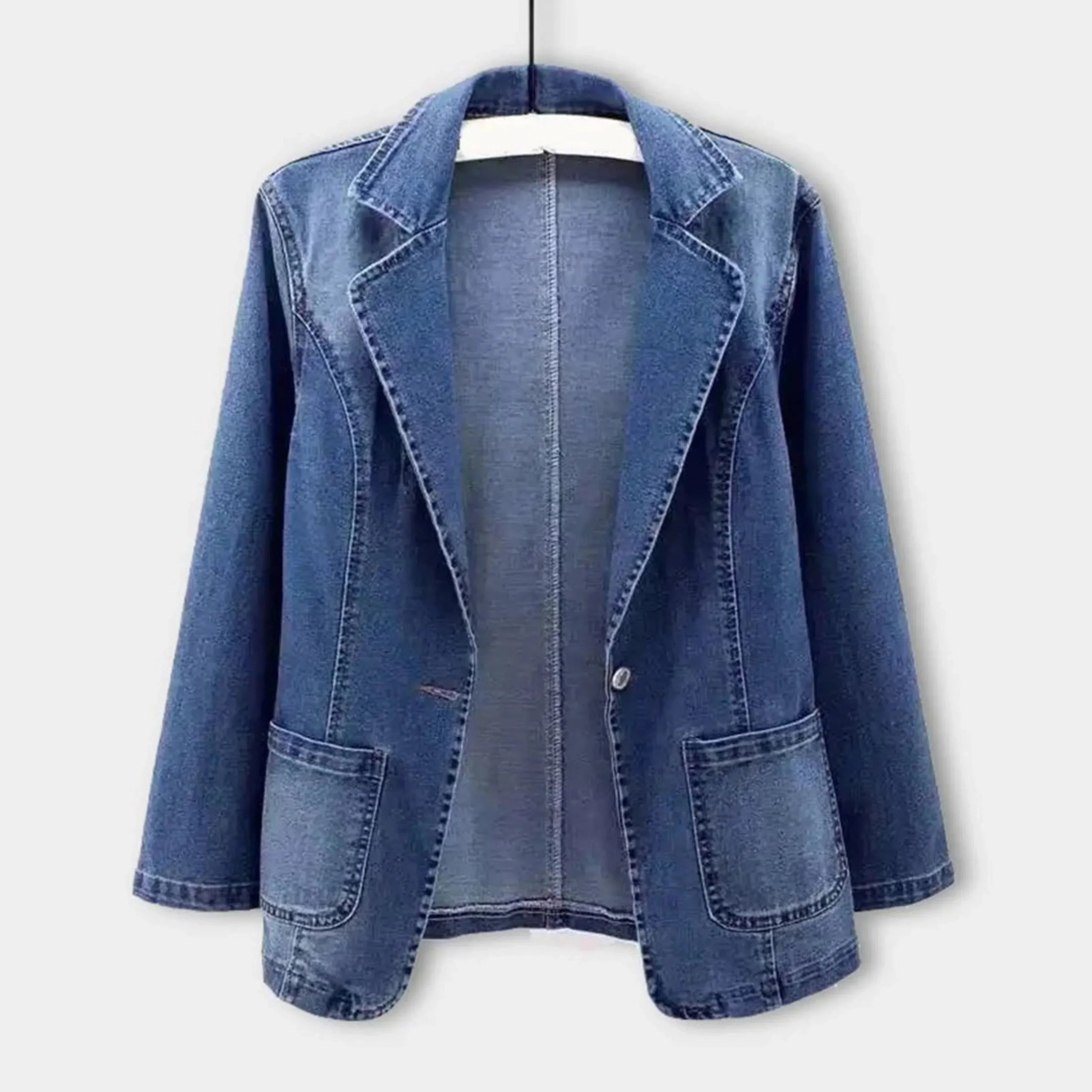 Magdalena Blazer Donna – Blazer in Denim Moderne Elegante & Polyvalent per Toutes Occasions