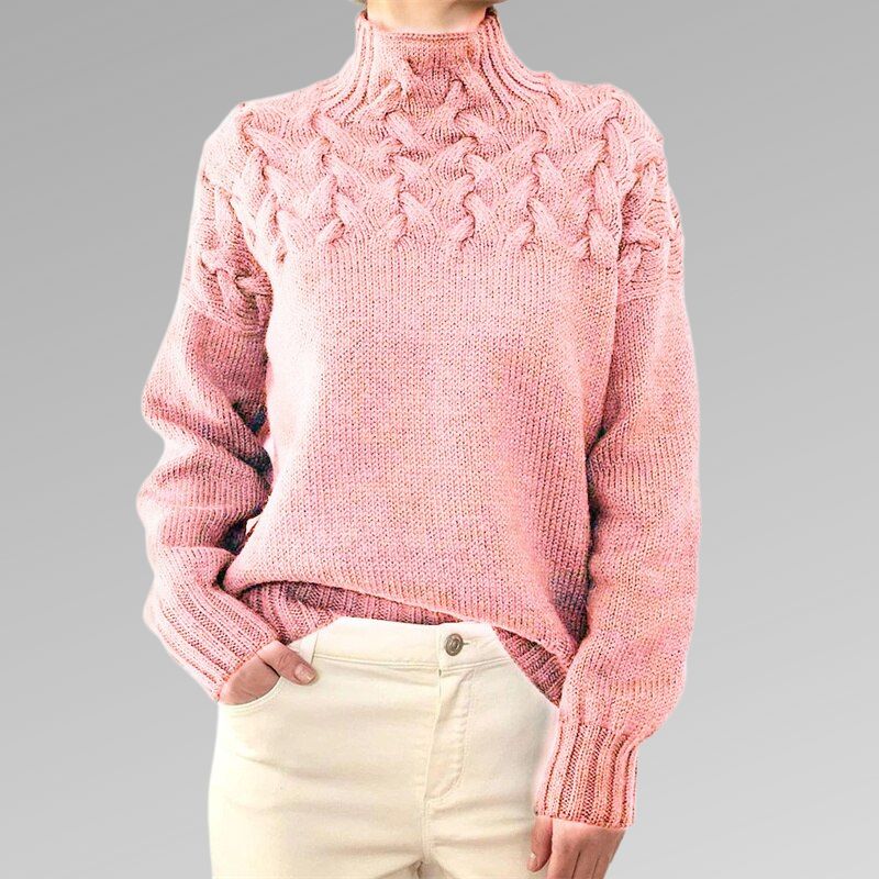 Reagan Dolcevita Donna – Maglione d’Inverno Elegante in Cotone Mélangé Morbido e Confortevole